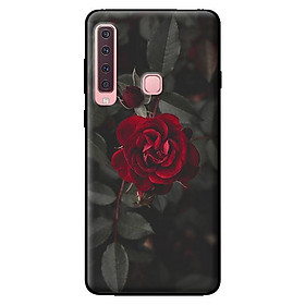 Ốp lưng in cho Samsung Galaxy A9 2018 mẫu Hoa Hồng Đỏ - Hàng chính hãng