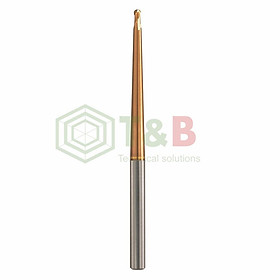 Dao Phay Cầu Cổ Côn R1.5x20 x60L Union Tool Model HTNB2030-200-1,Dao phay ngón gia công sau nhiệt