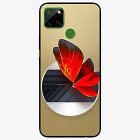 Ốp lưng dành cho Realme C12 mẫu Vòng Tròn Bướm Đỏ
