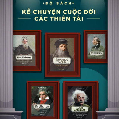 Sách - Leonardo Davinci - Thiên Tài Toàn Năng - Kể Chuyện Cuộc Đời Các Thiên Tài - Tân Việt Books