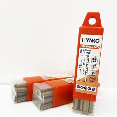 MŨI KHOAN INOX KYNKO HSS-M2-075 đường kính phi 7.5mm