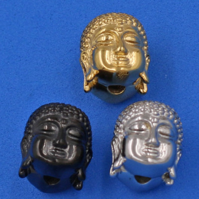 Vòng đeo tay đá Mã Não đỏ 14 ly cẩn hạt Phật A Di Đà inox bạc VMNONLT14 - hợp mệnh Hỏa, mệnh Thổ