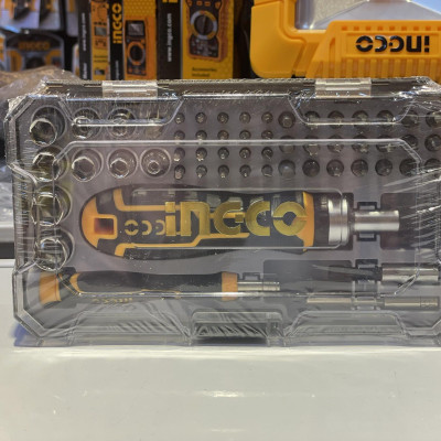 BỘ TUỐC NƠ VÍT ĐA NĂNG 55 CHI TIẾT INGCO HKSDB0558 - HÀNG CHÍNH HÃNG