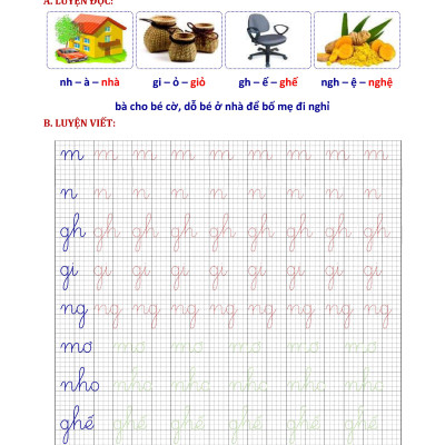 Phiếu bài tập cuối tuần Tiếng Việt 1 - Biên soạn theo chương trình mới (Sách màu)