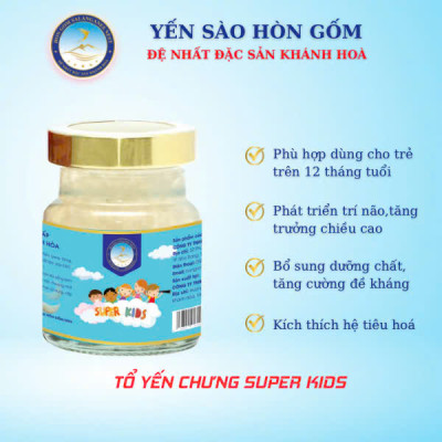 [Set QT 6 Hũ] Tổ Yến Chưng Cao Cấp Dành Cho Trẻ Em - Yến Sào Hòn Gốm Chính Hiệu Khánh Hoà - HGK NEST