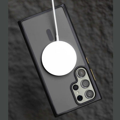 Ốp lưng nhám sạc từ tính cho Samsung S25 Ultra , S24 Ultra hiệu Likgus PC Ultra-thin Frosted Magnetic Case - Hàng nhập khẩu