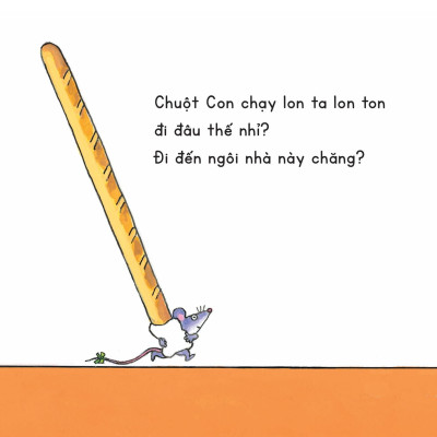 Ehon - Chuột Con Lon Ton - Chiếc Bánh Mì Dài (0-6 Tuổi)
