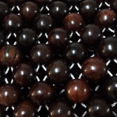 Đệm Lót Khoác Vai Ghế Xe Ô Tô Hạt Gỗ Cẩm Lai Cao Cấp ( video , hình thật )