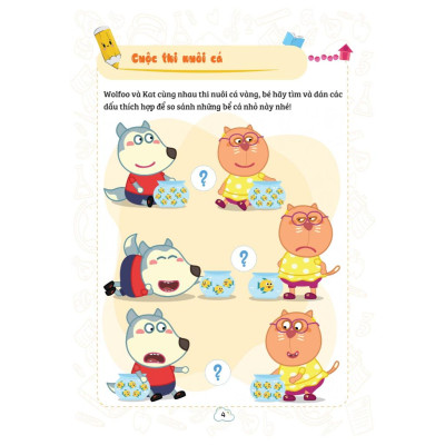 Sách - Wolfoo Khám Phá Toán Học Vui 3