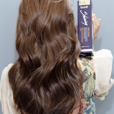 N10 (NÂU VÀNG SÁNG) - NHUỘM THẢO DƯỢC MÀU THỜI TRANG BOSNIC 150ML