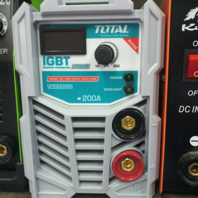 MÁY HÀN QUE ĐIỆN TỬ INVERTER TOTAL TW220052 (KÉO LIÊN TỤC 1.6-5MM) - HÀNG CHÍNH HÃNG