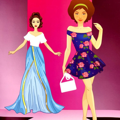 Sticker Fashion - Dán Hình Thời Trang - Tập 1