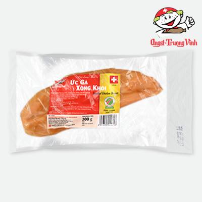 Ức gà xông khói /Smoked skinless chicken breast(Portion)200GR/PE