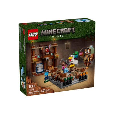 LEGO MINECRAFT 21272 Đồ Chơi Lắp Ráp Võ Đài Chiến Đấu Woodland Mansion (491 chi tiết)