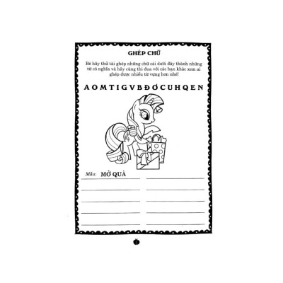 Sách Tô Màu - My Little Pony - Jumbo - Tô Màu Và Các Trò Chơi - Tập 1 - Tân Việt Books