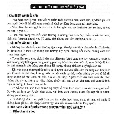Hướng Dẫn Nói Và Viết Văn Biểu Cảm - Tự Sự - Thuyết Minh Lớp 7 (Biên Soạn Theo Chương Trình GDPT Mới)  - HA