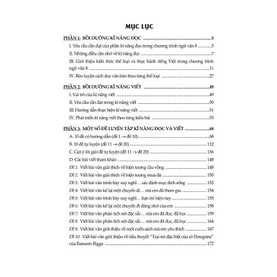Sách - Bồi Dưỡng Năng Kĩ Năng Đọc Và Viết Ngữ Văn Lớp 8 - Dùng Chung Cho Ba Bộ Sách  - Khang Việt Book
