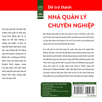 Để Trở Thành Nhà Quản Lý Chuyên Nghiệp