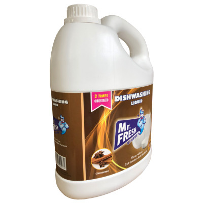 Combo 2 can Nước rửa bát đậm đặc Mr.fresh hương quế 4200ml