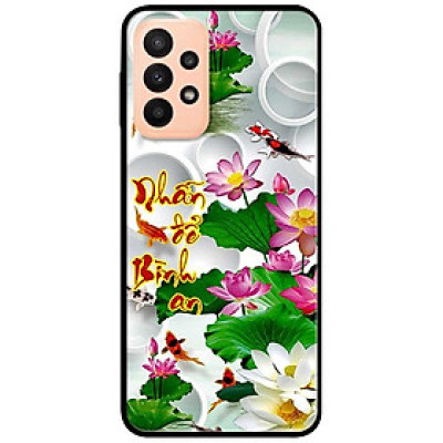 Ốp lưng dành cho Samsung A13 4G mẫu Thư Pháp Nhẫn Sen
