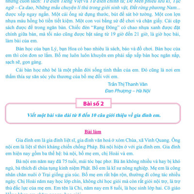 Tuyển Chọn Những Bài Văn Miêu Tả 3 (ML)