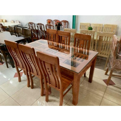 Bộ bàn ghế ăn gỗ sồi nga - Đồ gỗ Minh Tâm 0988-352-210