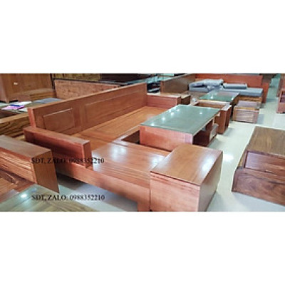 Bộ bàn ghế góc gỗ xoan đào