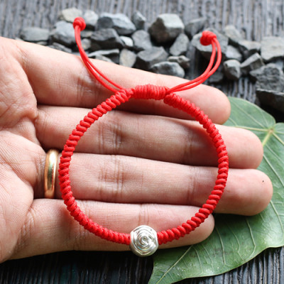 Vòng Tay Charm Hoa Bạc Ngọc Quý Gemstones GA148