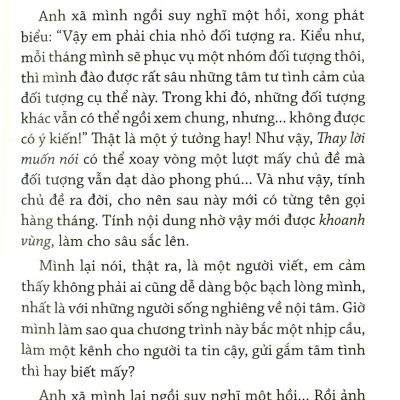 Thay Lời Muốn Nói - Thanh Xuân Tôi...