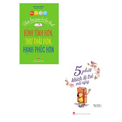 Combo Bình Tĩnh Rèn Con - Chiến Lược Giúp Trẻ Học Hành + 5 Phút Khích Lệ Trẻ Mỗi Ngày (Bộ 2 cuốn) _