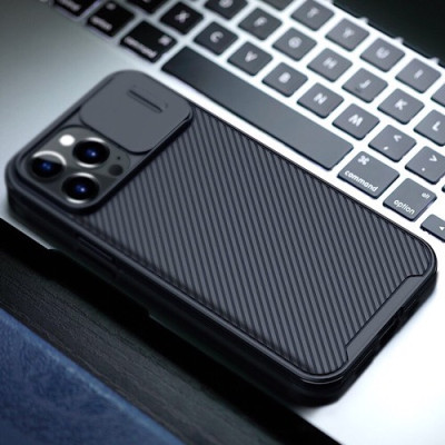 Ốp lưng dành cho iPhone 14 Pro Max hiệu Nillkin Polycarbonate Protect Shock Chống sốc - Hàng nhập khẩu