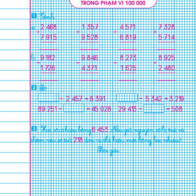 Sách - Combo 2 cuốn Vở Ô Li Bài Tập Toán 4  (Biên Soạn theo CT GDPT mới) - ndbooks