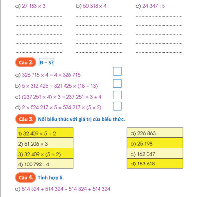 Sách - 45 Đề Ôn Luyện Và Kiểm Tra Toán 4 - Biên soạn theo chương trình GDPT mới - ndbooks