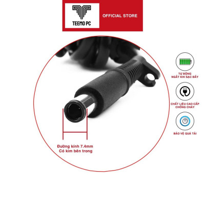 Sạc Tương Thích Cho Laptop Dell Studio Xps 1645 1647 M1640 Pp35L - Hàng Nhập Khẩu New Seal TEEMO PC TEAC658