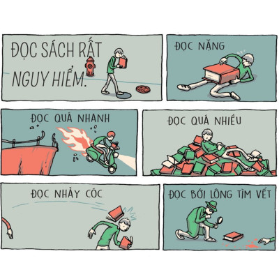 Trông Sách Đoán Người - I Will Judge You By Your Bookshelf (Comic Màu)