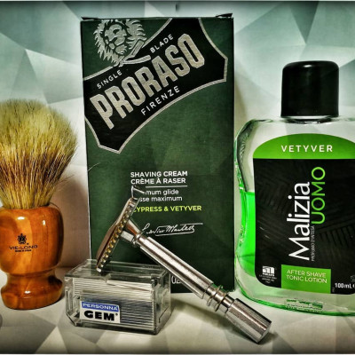 Nước dưỡng sau cạo râu Malizia Vetyver After Shave Tonic Lotion 100ml tặng kèm móc khóa