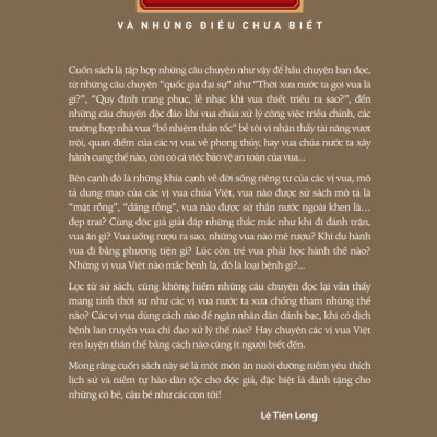 Vua chúa Việt và những điều chưa biết - Lê Tiên Long - NXB