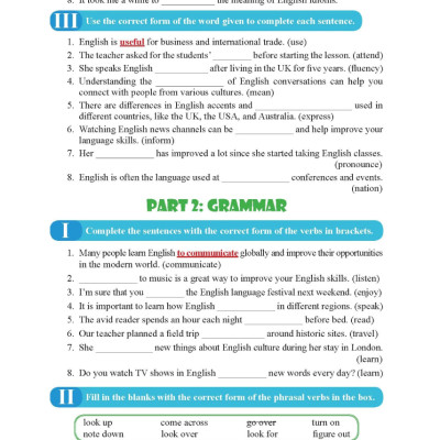 Bài Tập Bổ Trợ Toàn Diện Tiếng Anh 9 - Người Bạn Đồng Hành Của Các Học Sinh - ABB