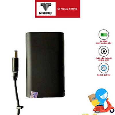 Sạc dành cho Laptop Dell Vostro Inspiron Latitude XPS hình OVAL 3.34a - công suất 65w - Chân kim to 7.7mm - Tặng kèm dây nguồn - Hàng Nhập Khẩu New Seal