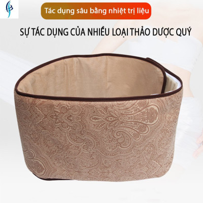 Đai bụng ngải cứu chườm nóng bụng, giảm mõ, giảm đau mỏi vùng cột sống