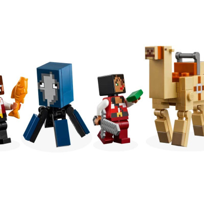 Đồ Chơi Lắp Ráp Chuyến Thám Hiểm Trên Tàu Cướp Biển - The Pirate Ship Voyage - Lego Minecraft 21259 (166 Mảnh Ghép)