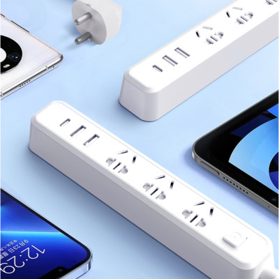 Ổ Cắm Điện Tích Hợp Sạc Nhanh 2A1C Chính Hãng Xiaomi Lydsto Power Strip - Hàng Nhập Khẩu