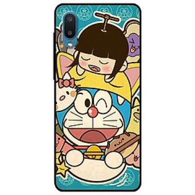 Ốp lưng dành cho Samsung Galaxy A02 mẫu Mèo Máy Nháy Mắt