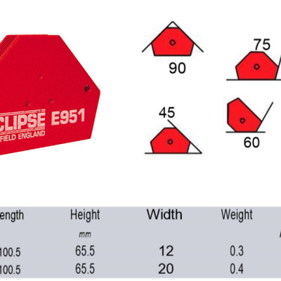 Nam châm ke góc Eclipse E951