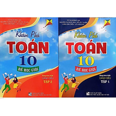 Sách - Com Bo Khám Phá Toán Lớp 10 Để Học Giỏi Tập 1 + Tập 2 ( Dùng Kèm SGK Cánh Diều)