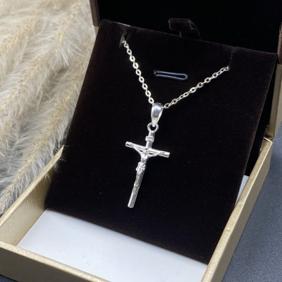 Mặt Dây Chuyền Bạc 925 Thánh Giá Hàng Chính Hãng Bạc Hiểu Minh MDN491
