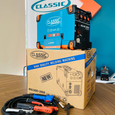 Máy hàn 2 chức năng Classic MIG/ARC-200A ( Sử dụng cuộn dây CO2, vừa hàn Mig, vừa hàn que)- Hàng chính hãng