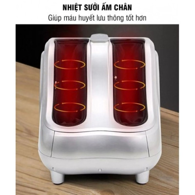 Máy Massage Chân Nhật Bản Nikio NK-189 (Dòng Cao Cấp) - Mát Xa Bàn Chân Và Bắp Chân, Xoa Bóp Dây Ấn Bằng Cao Su Non, Kết Hợp Rung Và Nhiệt Sưởi Đa Năng, Giảm Đau Nhức Chân, Tăng Tuần Hoàn Máu Cho Chân - Tươi Mới Đôi Chân