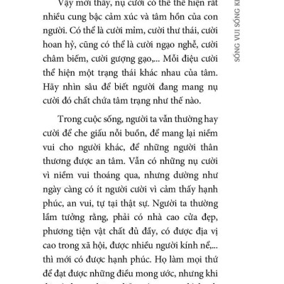 Sống Vui Sống Khỏe (Tái Bản)