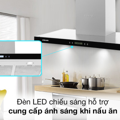 Máy hút mùi Kocher K-225C (70CM)- Hàng Chính Hãng